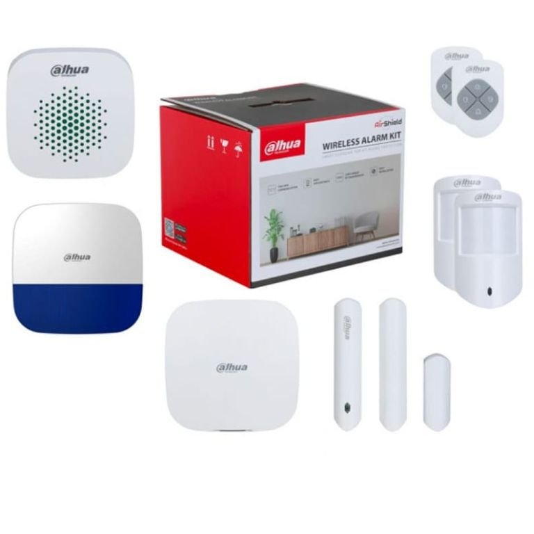 Wireless Burglar Alarm Centre, Wireless Remote Control, Wireless Magnetic Door Sensor and Wireless PIR Sensor